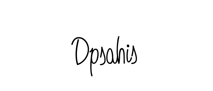 How to make Dpsahis signature? Angelique-Rose-font-FFP is a professional autograph style. Create handwritten signature for Dpsahis name. Dpsahis signature style 5 images and pictures png