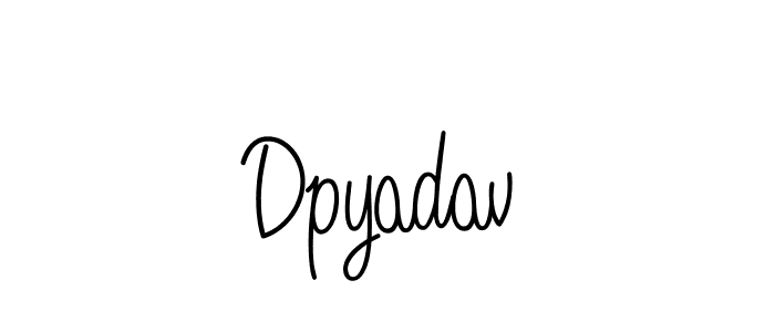 Also You can easily find your signature by using the search form. We will create Dpyadav name handwritten signature images for you free of cost using Angelique-Rose-font-FFP sign style. Dpyadav signature style 5 images and pictures png