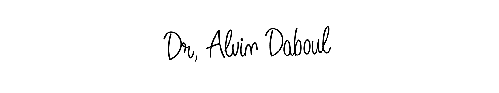 See photos of Dr, Alvin Daboul official signature by Spectra . Check more albums & portfolios. Read reviews & check more about Angelique-Rose-font-FFP font. Dr, Alvin Daboul signature style 5 images and pictures png