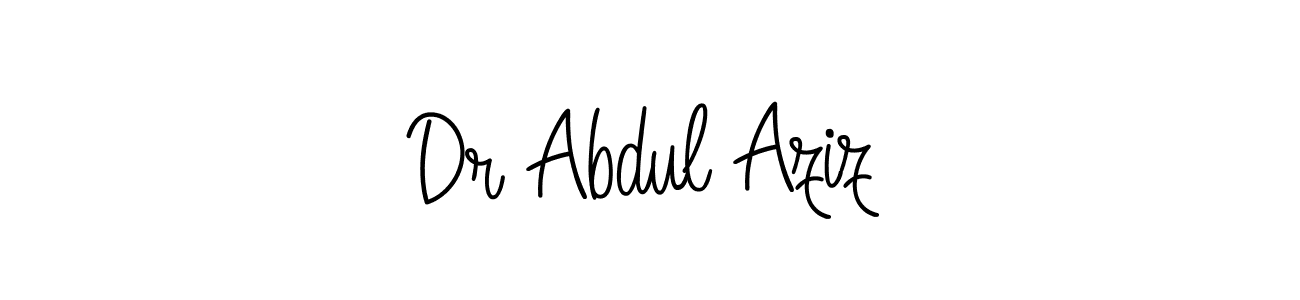 Make a beautiful signature design for name Dr Abdul Aziz. Use this online signature maker to create a handwritten signature for free. Dr Abdul Aziz signature style 5 images and pictures png