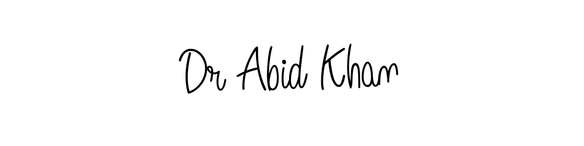 How to Draw Dr Abid Khan signature style? Angelique-Rose-font-FFP is a latest design signature styles for name Dr Abid Khan. Dr Abid Khan signature style 5 images and pictures png