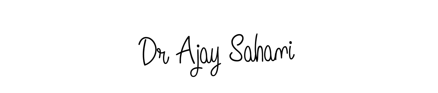 Also we have Dr Ajay Sahani name is the best signature style. Create professional handwritten signature collection using Angelique-Rose-font-FFP autograph style. Dr Ajay Sahani signature style 5 images and pictures png