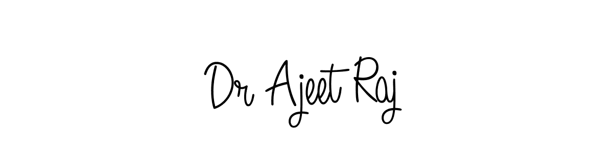 Create a beautiful signature design for name Dr Ajeet Raj. With this signature (Angelique-Rose-font-FFP) fonts, you can make a handwritten signature for free. Dr Ajeet Raj signature style 5 images and pictures png