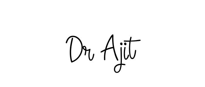 Create a beautiful signature design for name Dr Ajit. With this signature (Angelique-Rose-font-FFP) fonts, you can make a handwritten signature for free. Dr Ajit signature style 5 images and pictures png