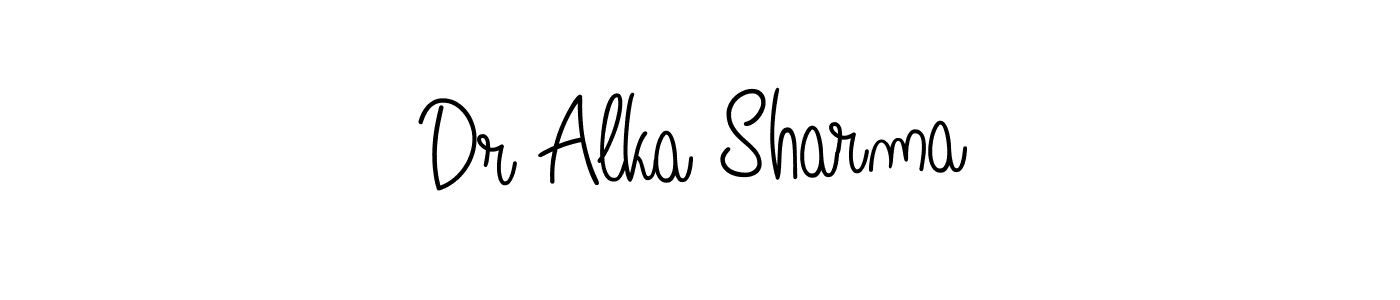 Make a beautiful signature design for name Dr Alka Sharma. Use this online signature maker to create a handwritten signature for free. Dr Alka Sharma signature style 5 images and pictures png