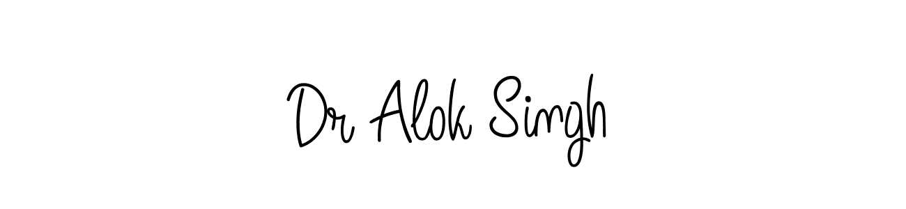 Create a beautiful signature design for name Dr Alok Singh. With this signature (Angelique-Rose-font-FFP) fonts, you can make a handwritten signature for free. Dr Alok Singh signature style 5 images and pictures png