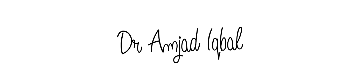 How to Draw Dr Amjad Iqbal signature style? Angelique-Rose-font-FFP is a latest design signature styles for name Dr Amjad Iqbal. Dr Amjad Iqbal signature style 5 images and pictures png