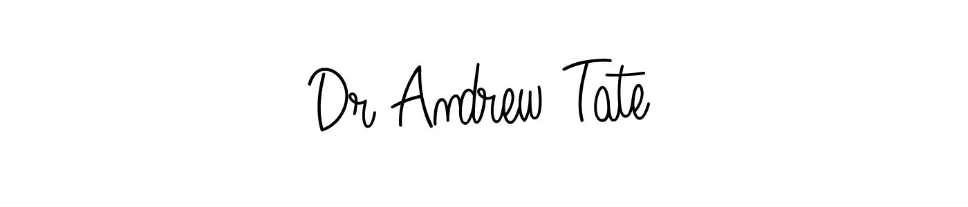 How to make Dr Andrew Tate name signature. Use Angelique-Rose-font-FFP style for creating short signs online. This is the latest handwritten sign. Dr Andrew Tate signature style 5 images and pictures png