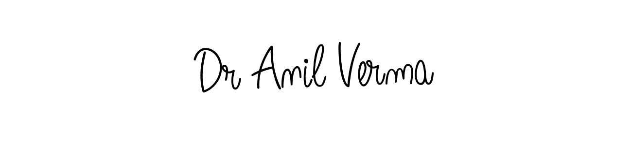 Angelique-Rose-font-FFP is a professional signature style that is perfect for those who want to add a touch of class to their signature. It is also a great choice for those who want to make their signature more unique. Get Dr Anil Verma name to fancy signature for free. Dr Anil Verma signature style 5 images and pictures png