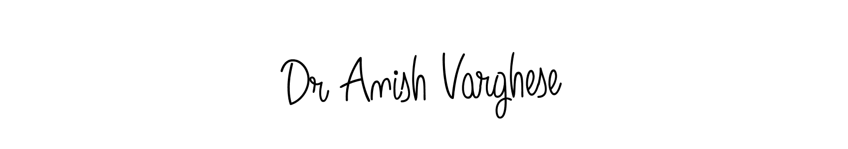 Similarly Angelique-Rose-font-FFP is the best handwritten signature design. Signature creator online .You can use it as an online autograph creator for name Dr Anish Varghese. Dr Anish Varghese signature style 5 images and pictures png