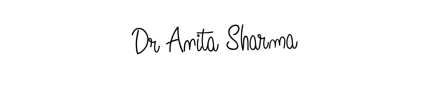 Angelique-Rose-font-FFP is a professional signature style that is perfect for those who want to add a touch of class to their signature. It is also a great choice for those who want to make their signature more unique. Get Dr Anita Sharma name to fancy signature for free. Dr Anita Sharma signature style 5 images and pictures png