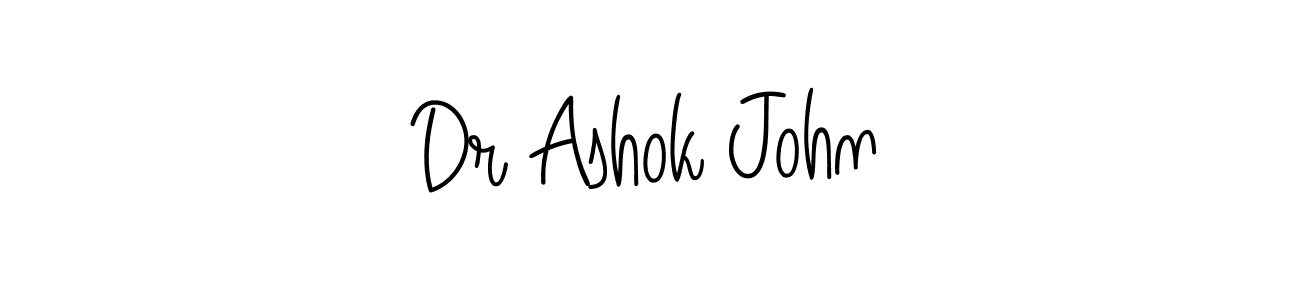 Check out images of Autograph of Dr Ashok John name. Actor Dr Ashok John Signature Style. Angelique-Rose-font-FFP is a professional sign style online. Dr Ashok John signature style 5 images and pictures png