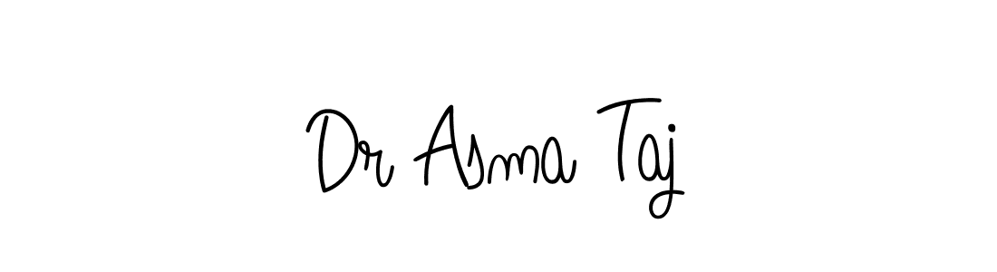 This is the best signature style for the Dr Asma Taj name. Also you like these signature font (Angelique-Rose-font-FFP). Mix name signature. Dr Asma Taj signature style 5 images and pictures png