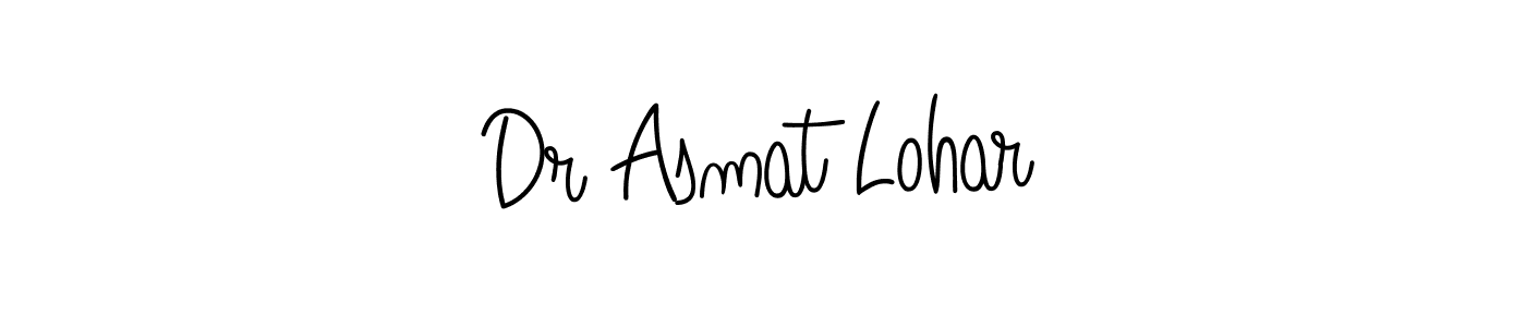 Similarly Angelique-Rose-font-FFP is the best handwritten signature design. Signature creator online .You can use it as an online autograph creator for name Dr Asmat Lohar. Dr Asmat Lohar signature style 5 images and pictures png