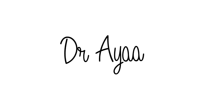 Here are the top 10 professional signature styles for the name Dr Ayaa. These are the best autograph styles you can use for your name. Dr Ayaa signature style 5 images and pictures png