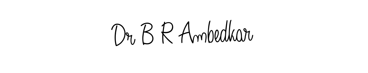 Create a beautiful signature design for name Dr B R Ambedkar. With this signature (Angelique-Rose-font-FFP) fonts, you can make a handwritten signature for free. Dr B R Ambedkar signature style 5 images and pictures png
