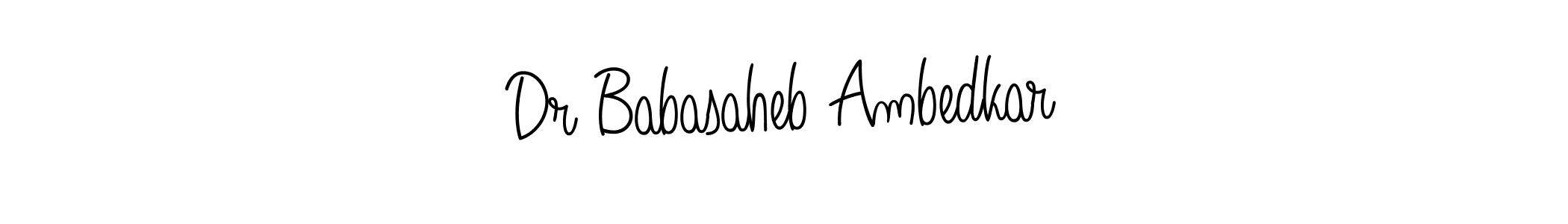Design your own signature with our free online signature maker. With this signature software, you can create a handwritten (Angelique-Rose-font-FFP) signature for name Dr Babasaheb Ambedkar. Dr Babasaheb Ambedkar signature style 5 images and pictures png
