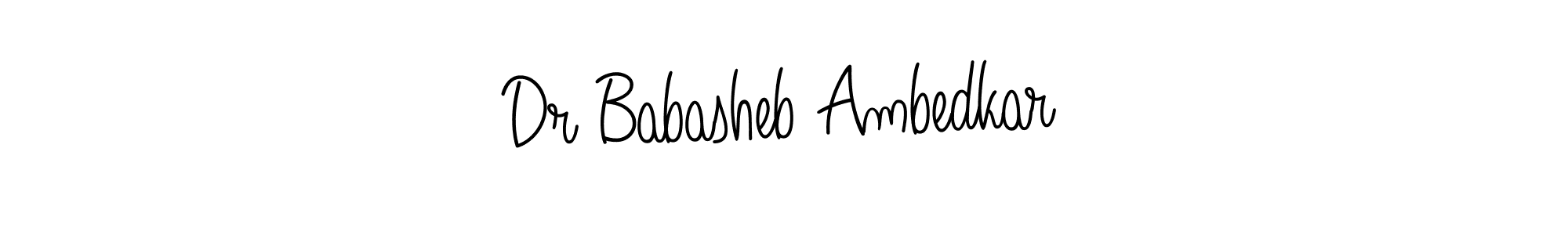 Use a signature maker to create a handwritten signature online. With this signature software, you can design (Angelique-Rose-font-FFP) your own signature for name Dr Babasheb Ambedkar. Dr Babasheb Ambedkar signature style 5 images and pictures png