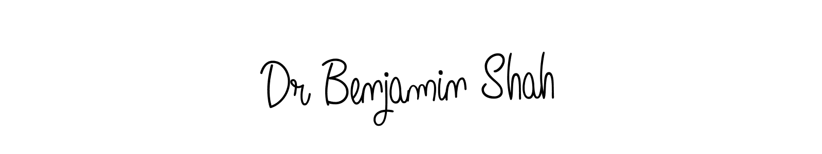 Use a signature maker to create a handwritten signature online. With this signature software, you can design (Angelique-Rose-font-FFP) your own signature for name Dr Benjamin Shah. Dr Benjamin Shah signature style 5 images and pictures png