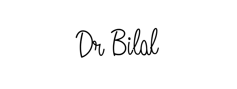 Make a beautiful signature design for name Dr Bilal. With this signature (Angelique-Rose-font-FFP) style, you can create a handwritten signature for free. Dr Bilal signature style 5 images and pictures png