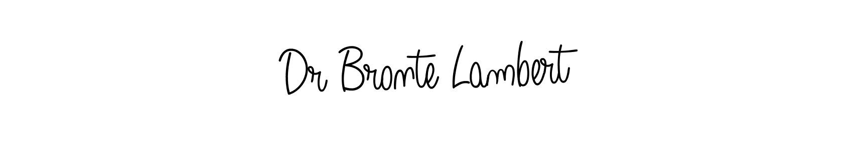 Create a beautiful signature design for name Dr Bronte Lambert. With this signature (Angelique-Rose-font-FFP) fonts, you can make a handwritten signature for free. Dr Bronte Lambert signature style 5 images and pictures png
