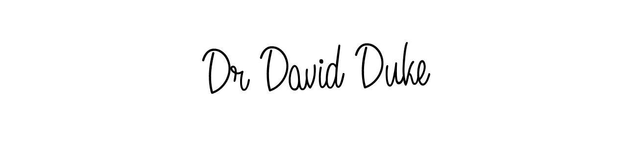 Use a signature maker to create a handwritten signature online. With this signature software, you can design (Angelique-Rose-font-FFP) your own signature for name Dr David Duke. Dr David Duke signature style 5 images and pictures png