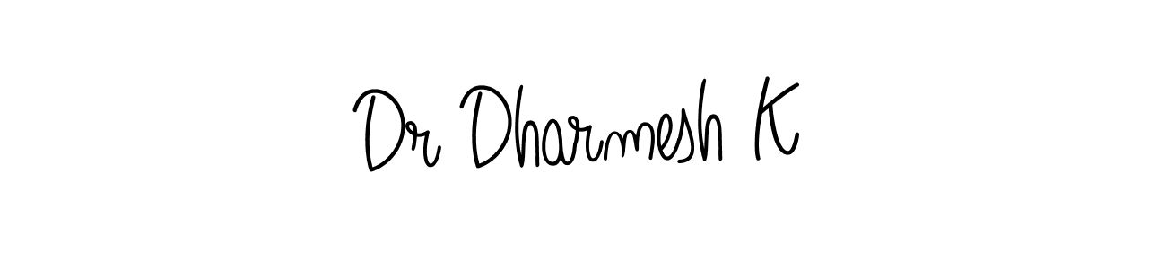 It looks lik you need a new signature style for name Dr Dharmesh K. Design unique handwritten (Angelique-Rose-font-FFP) signature with our free signature maker in just a few clicks. Dr Dharmesh K signature style 5 images and pictures png