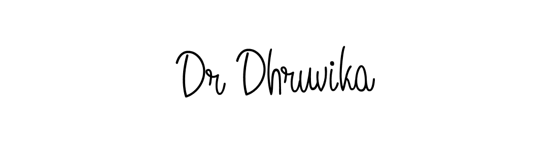 The best way (Angelique-Rose-font-FFP) to make a short signature is to pick only two or three words in your name. The name Dr Dhruvika include a total of six letters. For converting this name. Dr Dhruvika signature style 5 images and pictures png