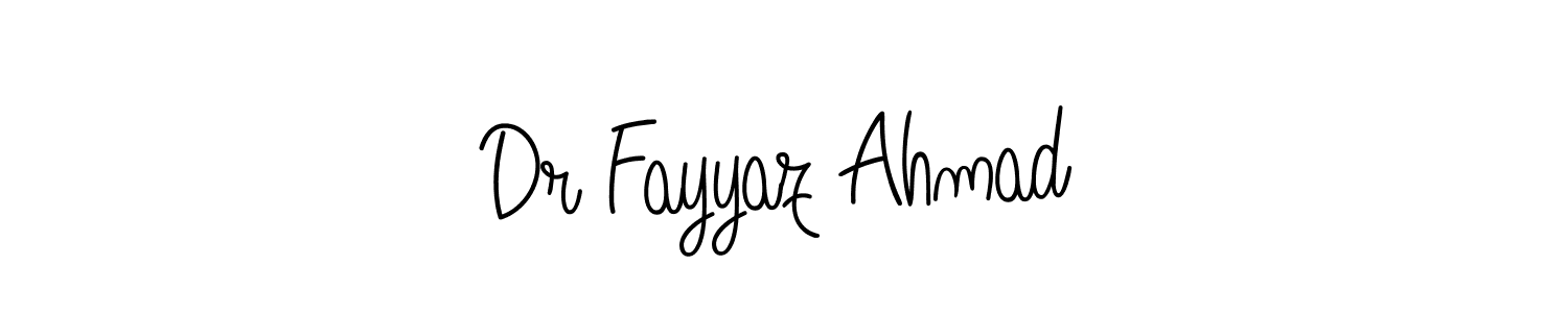 Make a short Dr Fayyaz Ahmad signature style. Manage your documents anywhere anytime using Angelique-Rose-font-FFP. Create and add eSignatures, submit forms, share and send files easily. Dr Fayyaz Ahmad signature style 5 images and pictures png