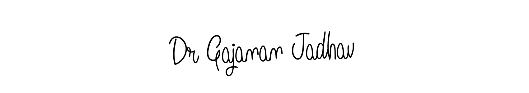 You should practise on your own different ways (Angelique-Rose-font-FFP) to write your name (Dr Gajanan Jadhav) in signature. don't let someone else do it for you. Dr Gajanan Jadhav signature style 5 images and pictures png