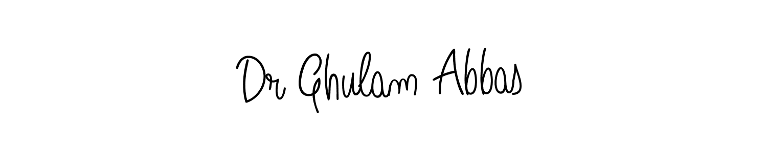 if you are searching for the best signature style for your name Dr Ghulam Abbas. so please give up your signature search. here we have designed multiple signature styles  using Angelique-Rose-font-FFP. Dr Ghulam Abbas signature style 5 images and pictures png