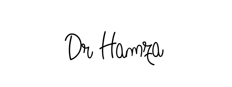 How to make Dr Hamza name signature. Use Angelique-Rose-font-FFP style for creating short signs online. This is the latest handwritten sign. Dr Hamza signature style 5 images and pictures png