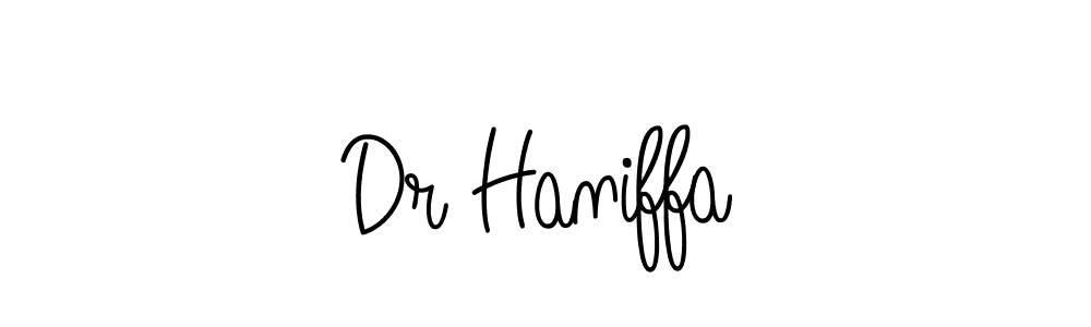 Create a beautiful signature design for name Dr Haniffa. With this signature (Angelique-Rose-font-FFP) fonts, you can make a handwritten signature for free. Dr Haniffa signature style 5 images and pictures png