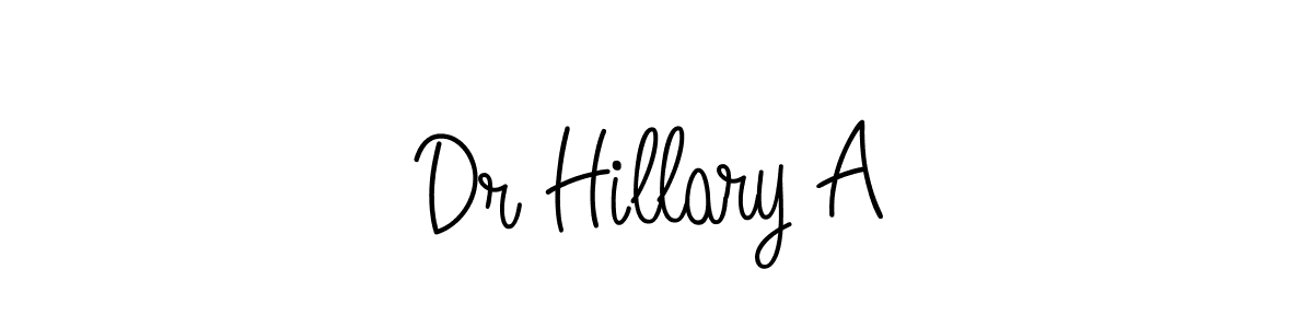 Make a short Dr Hillary A signature style. Manage your documents anywhere anytime using Angelique-Rose-font-FFP. Create and add eSignatures, submit forms, share and send files easily. Dr Hillary A signature style 5 images and pictures png