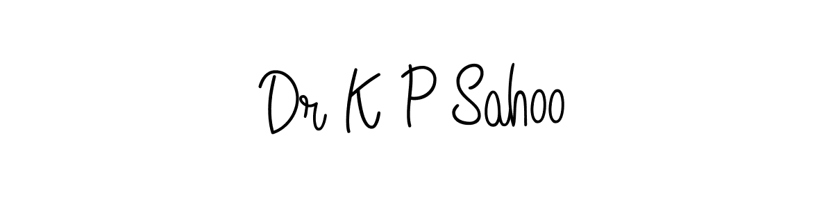 Use a signature maker to create a handwritten signature online. With this signature software, you can design (Angelique-Rose-font-FFP) your own signature for name Dr K P Sahoo. Dr K P Sahoo signature style 5 images and pictures png