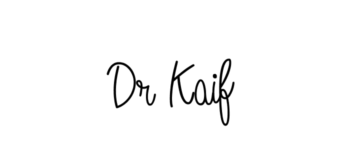 Create a beautiful signature design for name Dr Kaif. With this signature (Angelique-Rose-font-FFP) fonts, you can make a handwritten signature for free. Dr Kaif signature style 5 images and pictures png