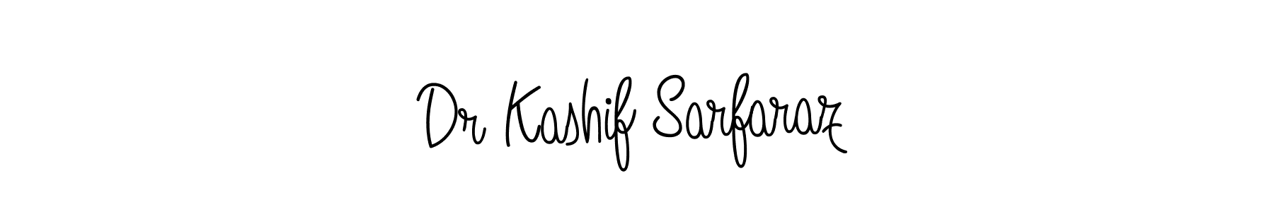 Use a signature maker to create a handwritten signature online. With this signature software, you can design (Angelique-Rose-font-FFP) your own signature for name Dr Kashif Sarfaraz. Dr Kashif Sarfaraz signature style 5 images and pictures png