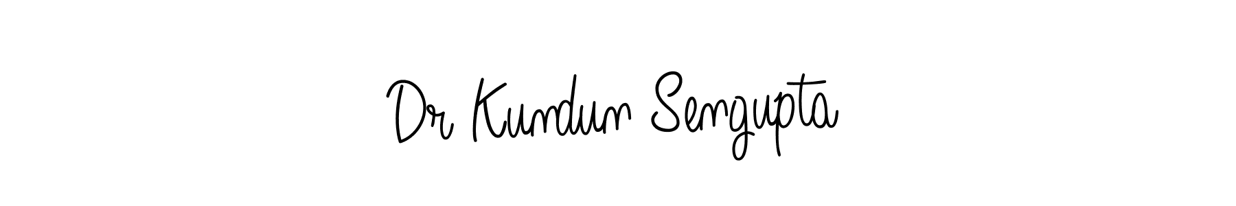 Create a beautiful signature design for name Dr Kundun Sengupta. With this signature (Angelique-Rose-font-FFP) fonts, you can make a handwritten signature for free. Dr Kundun Sengupta signature style 5 images and pictures png