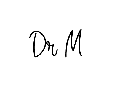 Design your own signature with our free online signature maker. With this signature software, you can create a handwritten (Angelique-Rose-font-FFP) signature for name Dr M. Dr M signature style 5 images and pictures png