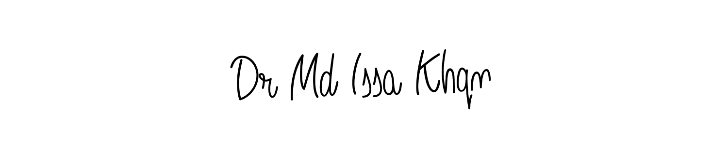 Also we have Dr Md Issa Khqn name is the best signature style. Create professional handwritten signature collection using Angelique-Rose-font-FFP autograph style. Dr Md Issa Khqn signature style 5 images and pictures png