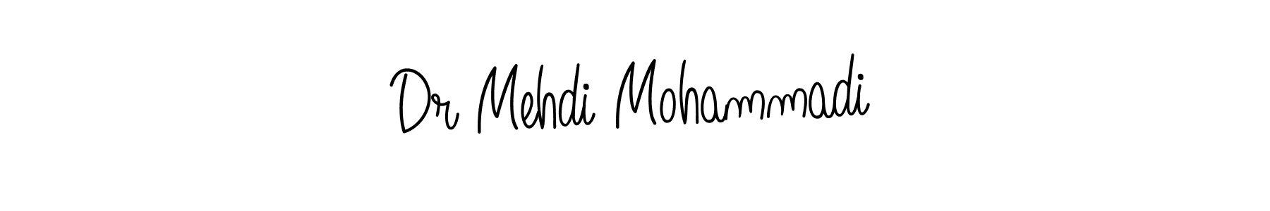 Use a signature maker to create a handwritten signature online. With this signature software, you can design (Angelique-Rose-font-FFP) your own signature for name Dr Mehdi Mohammadi. Dr Mehdi Mohammadi signature style 5 images and pictures png
