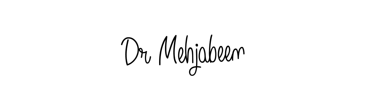 Make a beautiful signature design for name Dr Mehjabeen. Use this online signature maker to create a handwritten signature for free. Dr Mehjabeen signature style 5 images and pictures png