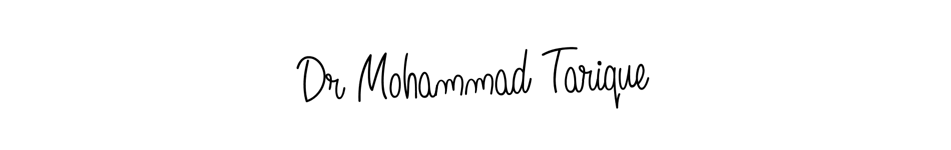 Use a signature maker to create a handwritten signature online. With this signature software, you can design (Angelique-Rose-font-FFP) your own signature for name Dr Mohammad Tarique. Dr Mohammad Tarique signature style 5 images and pictures png