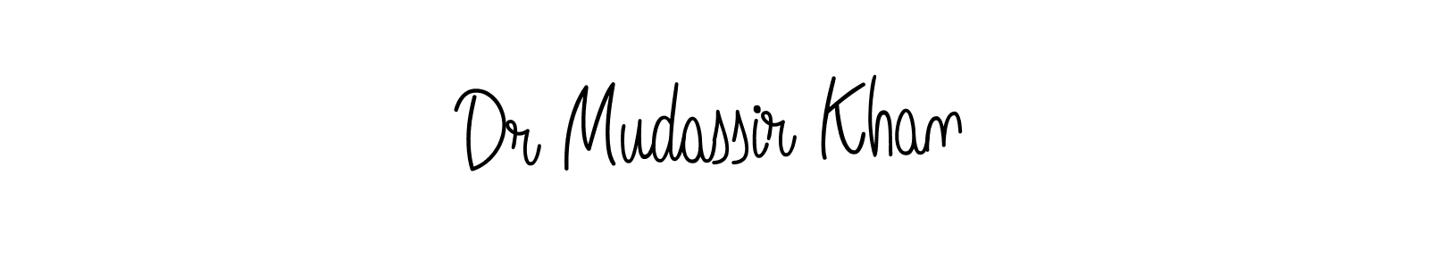 It looks lik you need a new signature style for name Dr Mudassir Khan. Design unique handwritten (Angelique-Rose-font-FFP) signature with our free signature maker in just a few clicks. Dr Mudassir Khan signature style 5 images and pictures png