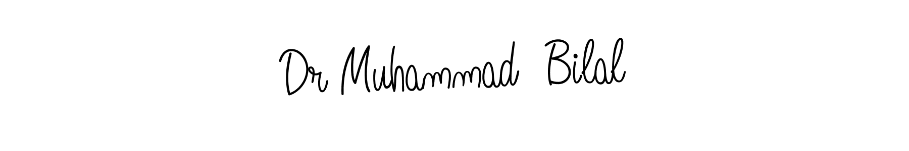 Create a beautiful signature design for name Dr Muhammad  Bilal. With this signature (Angelique-Rose-font-FFP) fonts, you can make a handwritten signature for free. Dr Muhammad  Bilal signature style 5 images and pictures png