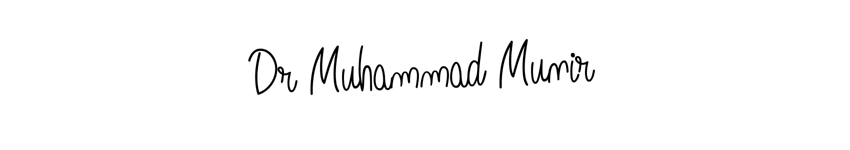 How to make Dr Muhammad Munir name signature. Use Angelique-Rose-font-FFP style for creating short signs online. This is the latest handwritten sign. Dr Muhammad Munir signature style 5 images and pictures png