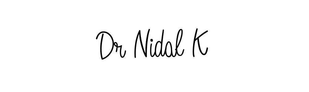 This is the best signature style for the Dr Nidal K name. Also you like these signature font (Angelique-Rose-font-FFP). Mix name signature. Dr Nidal K signature style 5 images and pictures png