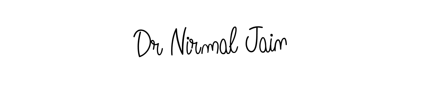 Also we have Dr Nirmal Jain name is the best signature style. Create professional handwritten signature collection using Angelique-Rose-font-FFP autograph style. Dr Nirmal Jain signature style 5 images and pictures png