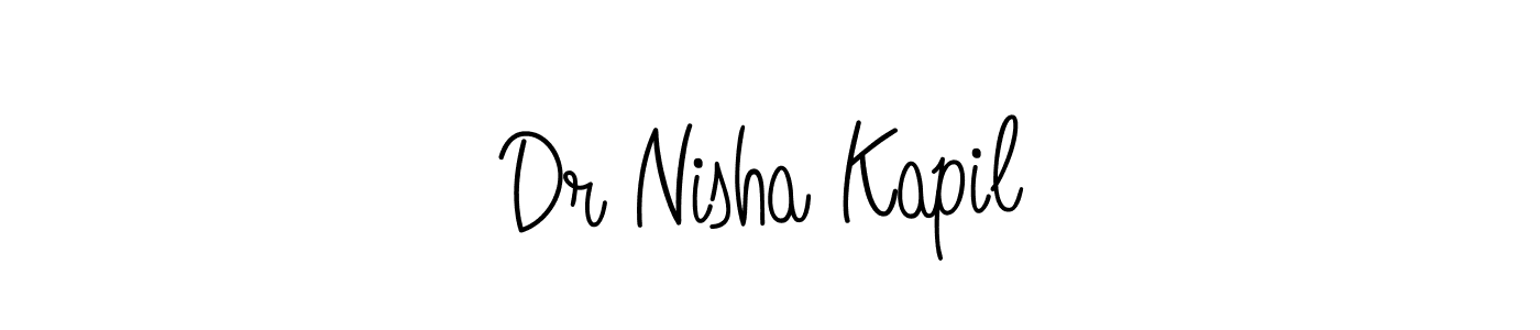 Here are the top 10 professional signature styles for the name Dr Nisha Kapil. These are the best autograph styles you can use for your name. Dr Nisha Kapil signature style 5 images and pictures png