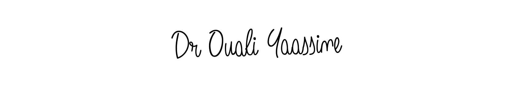 Angelique-Rose-font-FFP is a professional signature style that is perfect for those who want to add a touch of class to their signature. It is also a great choice for those who want to make their signature more unique. Get Dr Ouali Yaassine name to fancy signature for free. Dr Ouali Yaassine signature style 5 images and pictures png